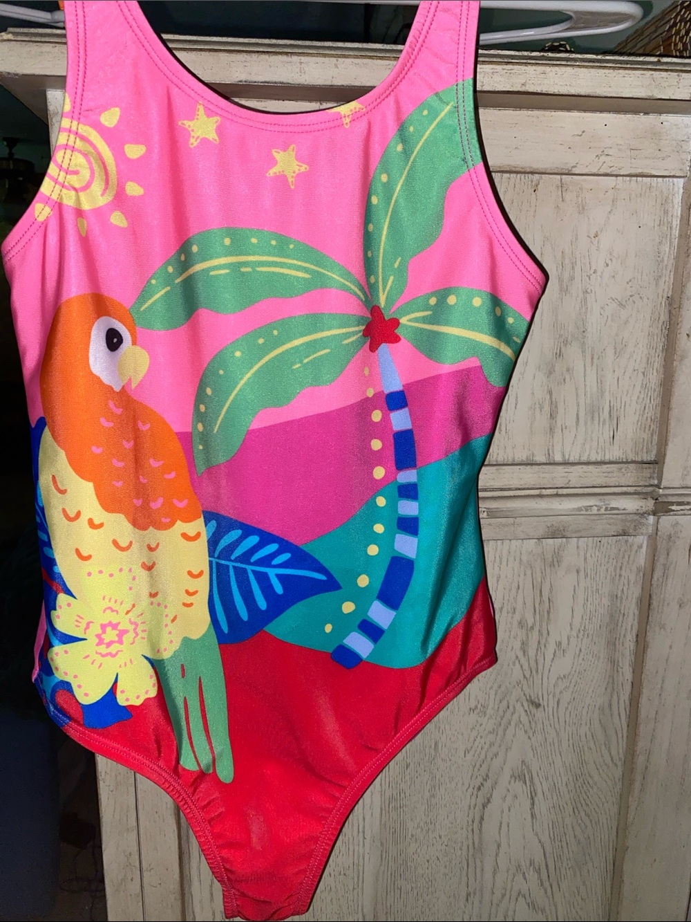 New swimsuit, 🩱 one piece, kid’s size 10, Hot Pink